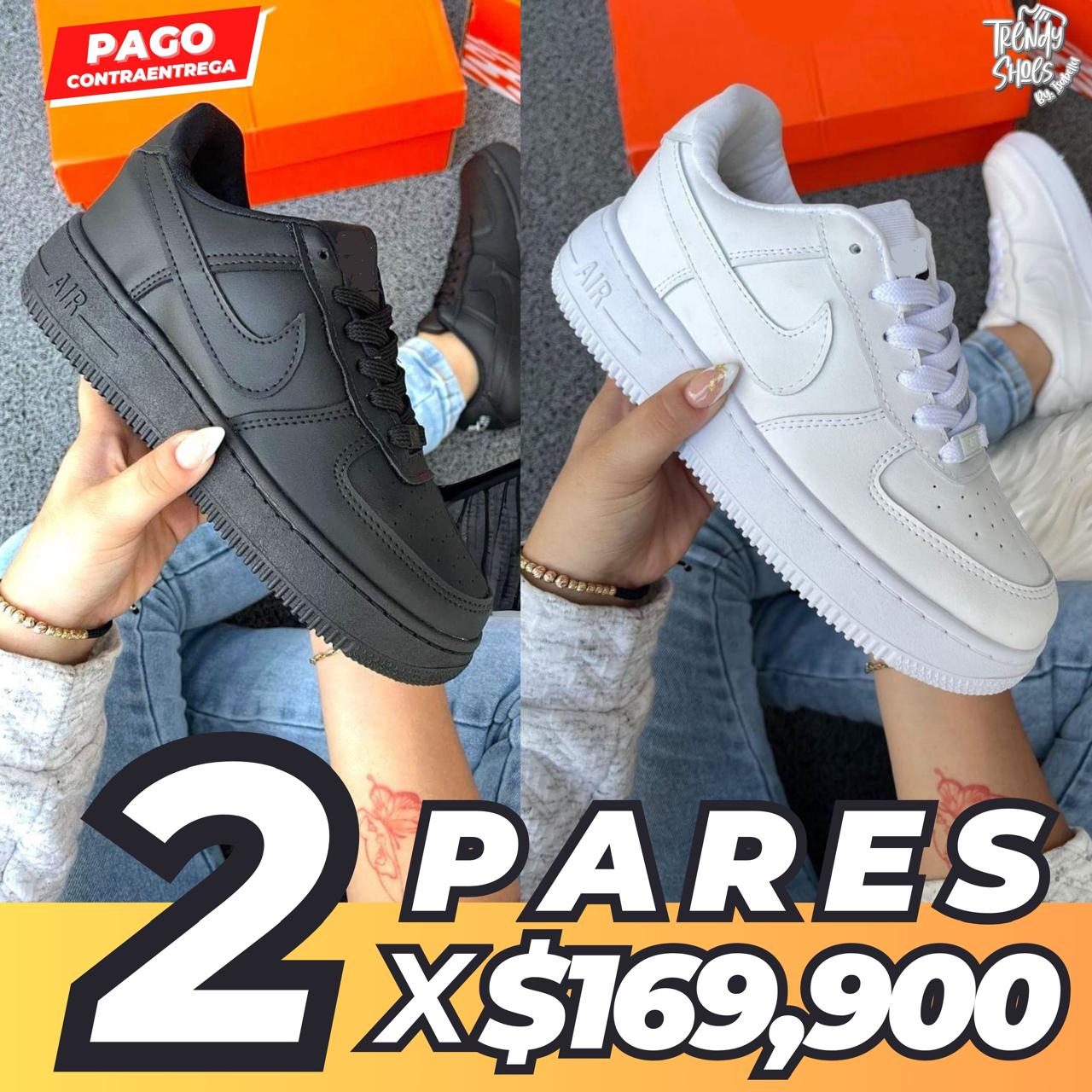 🔥 2 pares de nike for one x $169.999